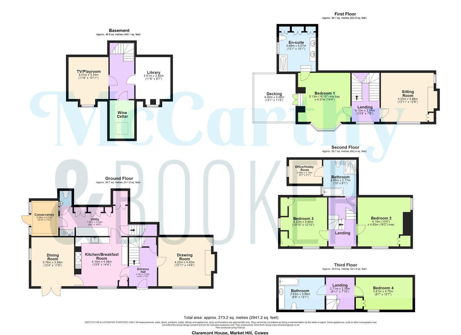 GEORGIAN GRADE II LISTED WITH LARGE SEPARATE ANNEX-Cowes floorplan